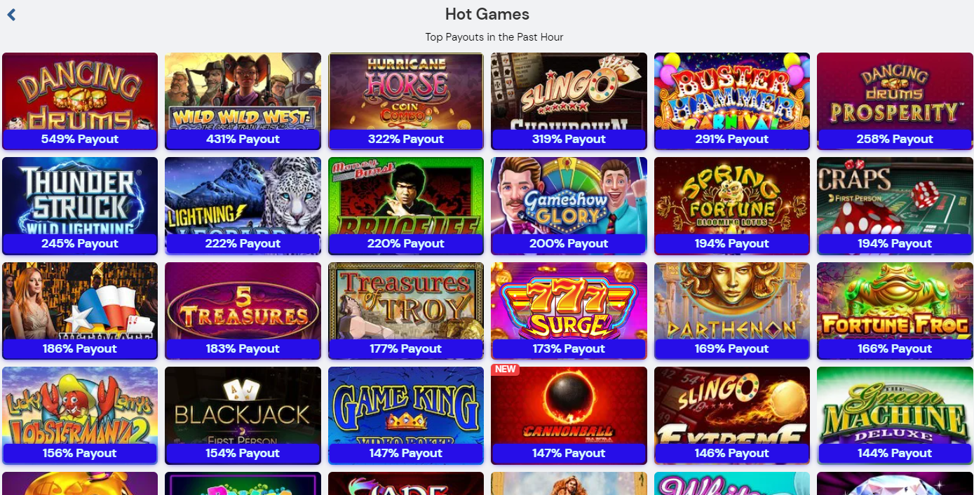 Find the hottest slots at BetRivers Casino US